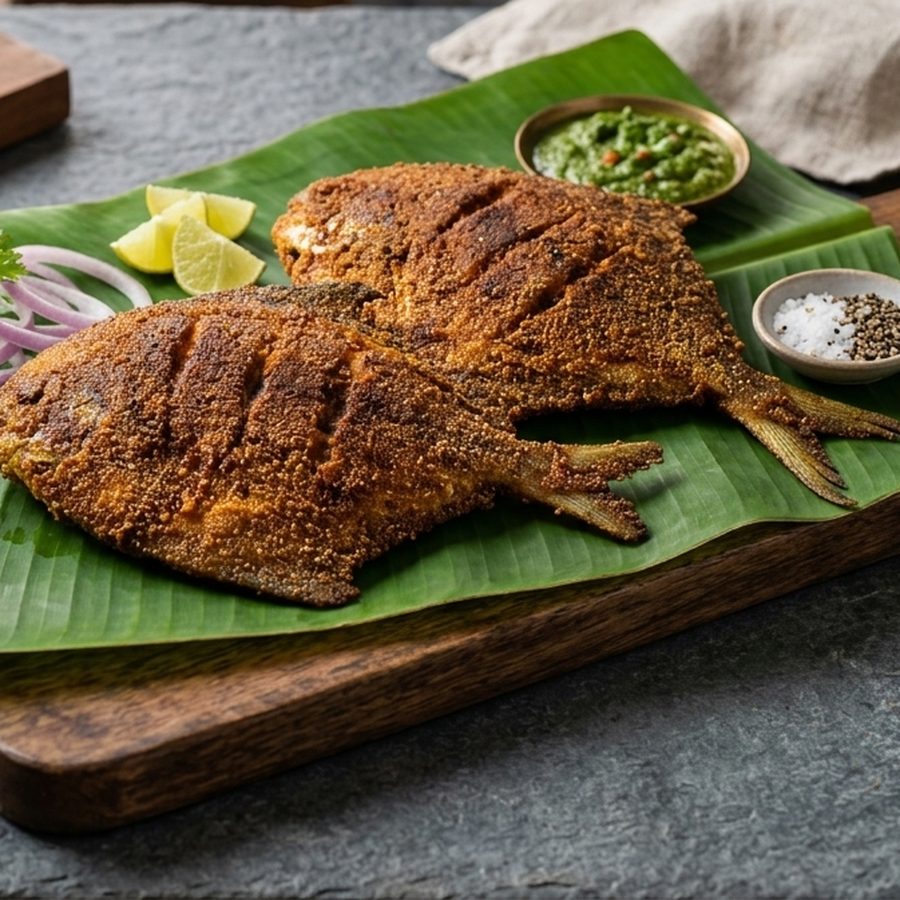 Pomfret fry